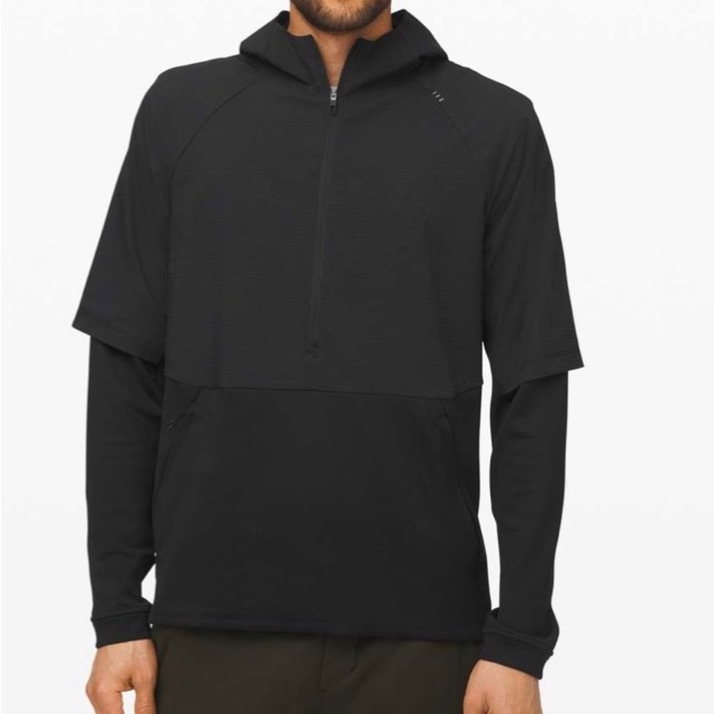 Lululemon Mobility Train Half-Zip Hoodie - Black